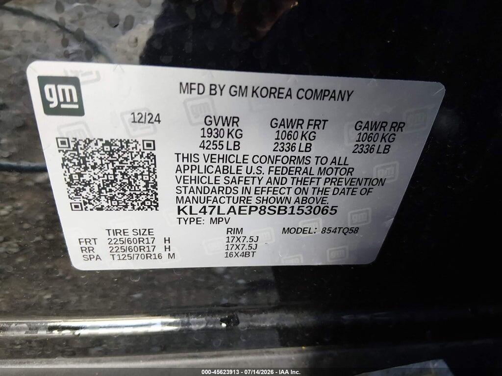 KL47LAEP8SB153065 2025 BUICK ENVISTA photo no. 9