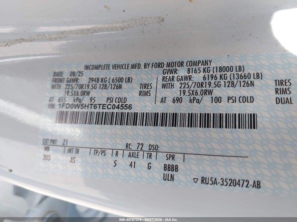 1FD0W5HT6TEC04556 2026 FORD F-550 CHASSIS photo no. 8
