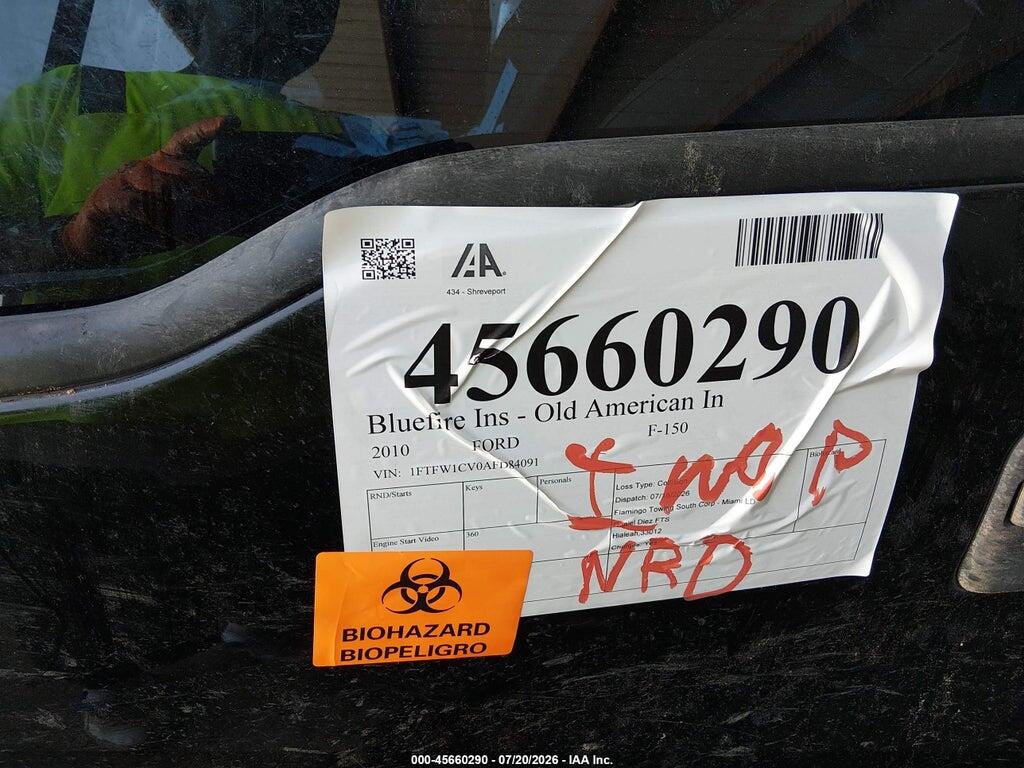 1FTFW1CV0AFD84091 2010 FORD F-150 photo no. 7