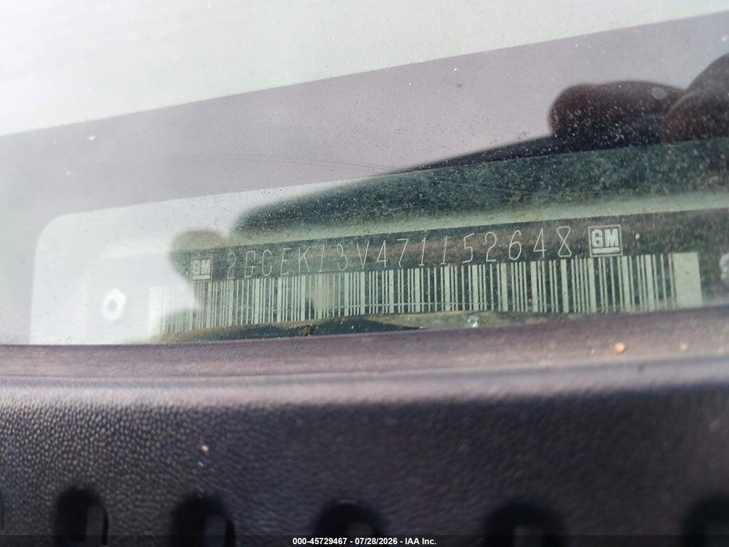 2GCEK13V471152648 2007 CHEVROLET SILVERADO 1500 CLASSIC photo no. 9