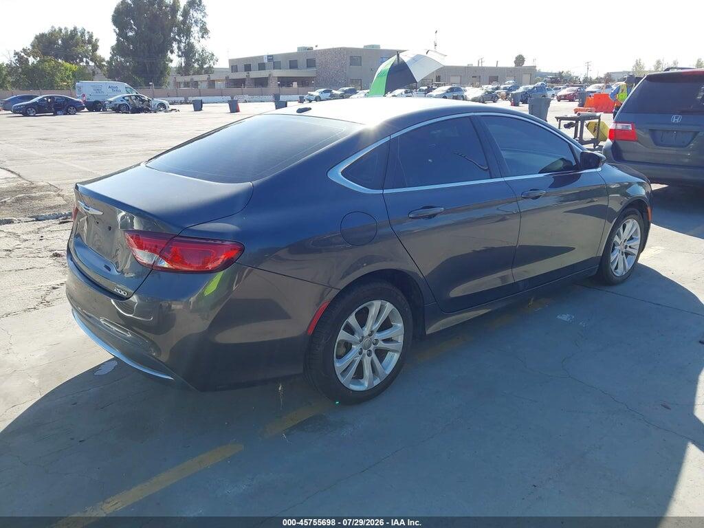 1C3CCCAB9GN103005 2016 CHRYSLER 200 photo no. 4