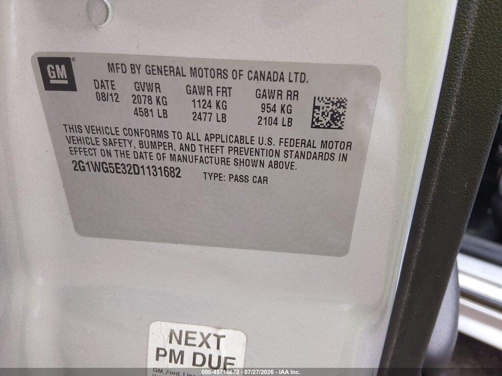 2G1WG5E32D1131682 2013 CHEVROLET IMPALA photo no. 9