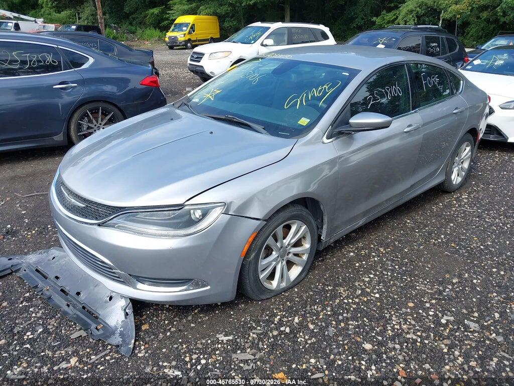 1C3CCCABXGN122825 2016 CHRYSLER 200 photo no. 2