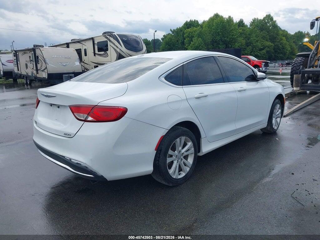 1C3CCCABXGN122582 2016 CHRYSLER 200 photo no. 4