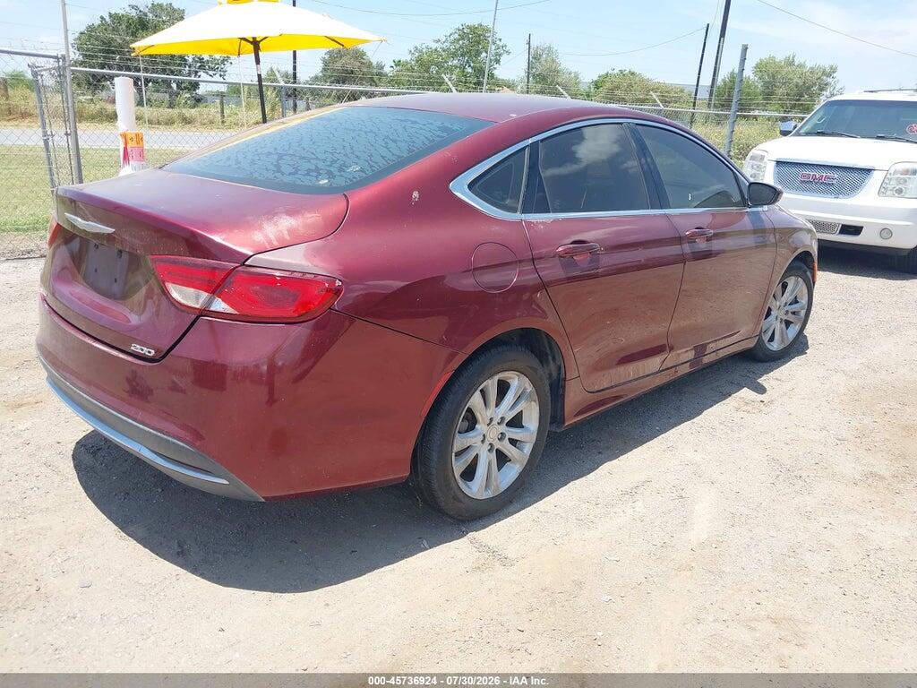 1C3CCCAB1GN107842 2016 CHRYSLER 200 photo no. 4