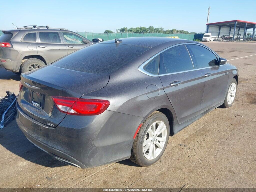 1C3CCCAG0GN106712 2016 CHRYSLER 200 photo no. 4