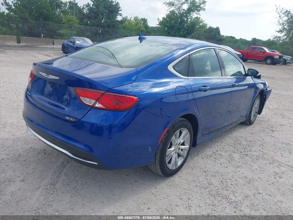 1C3CCCAB4GN162768 2016 CHRYSLER 200 photo no. 4