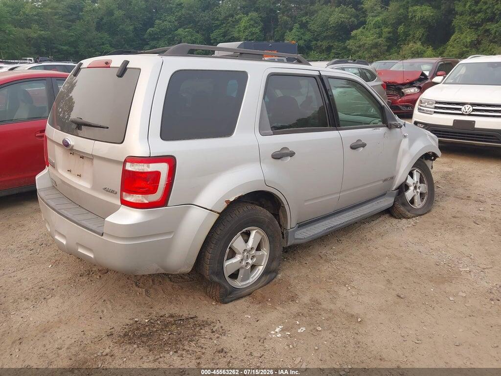 1FMCU93168KA63755 2008 FORD ESCAPE photo no. 4