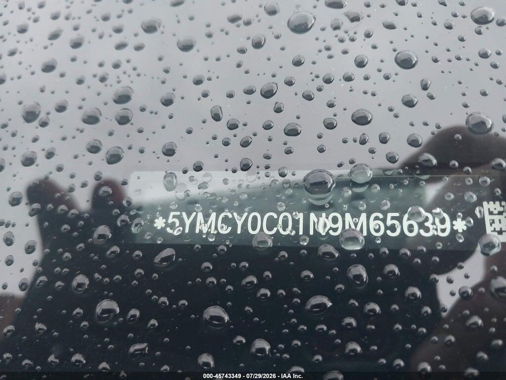 5YMCY0C01N9M65639 2022 BMW X6 M photo no. 9