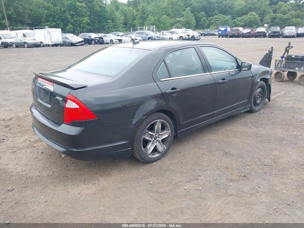 3FAHP0KC6AR408306 2010 FORD FUSION photo no. 4