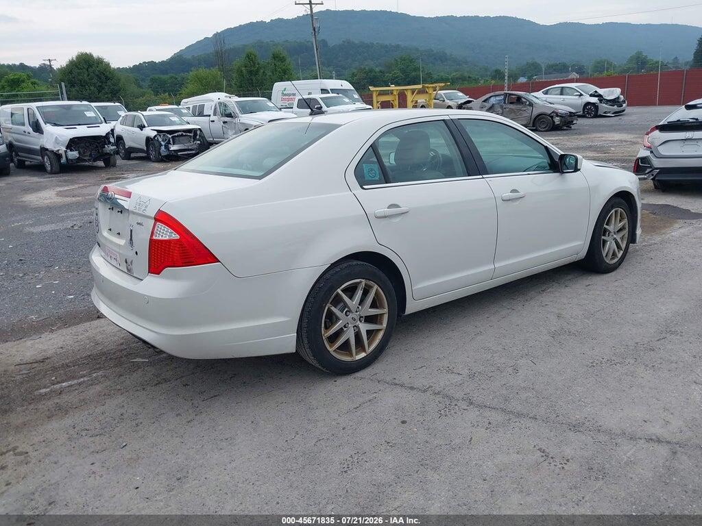 3FAHP0JA1AR385145 2010 FORD FUSION photo no. 4