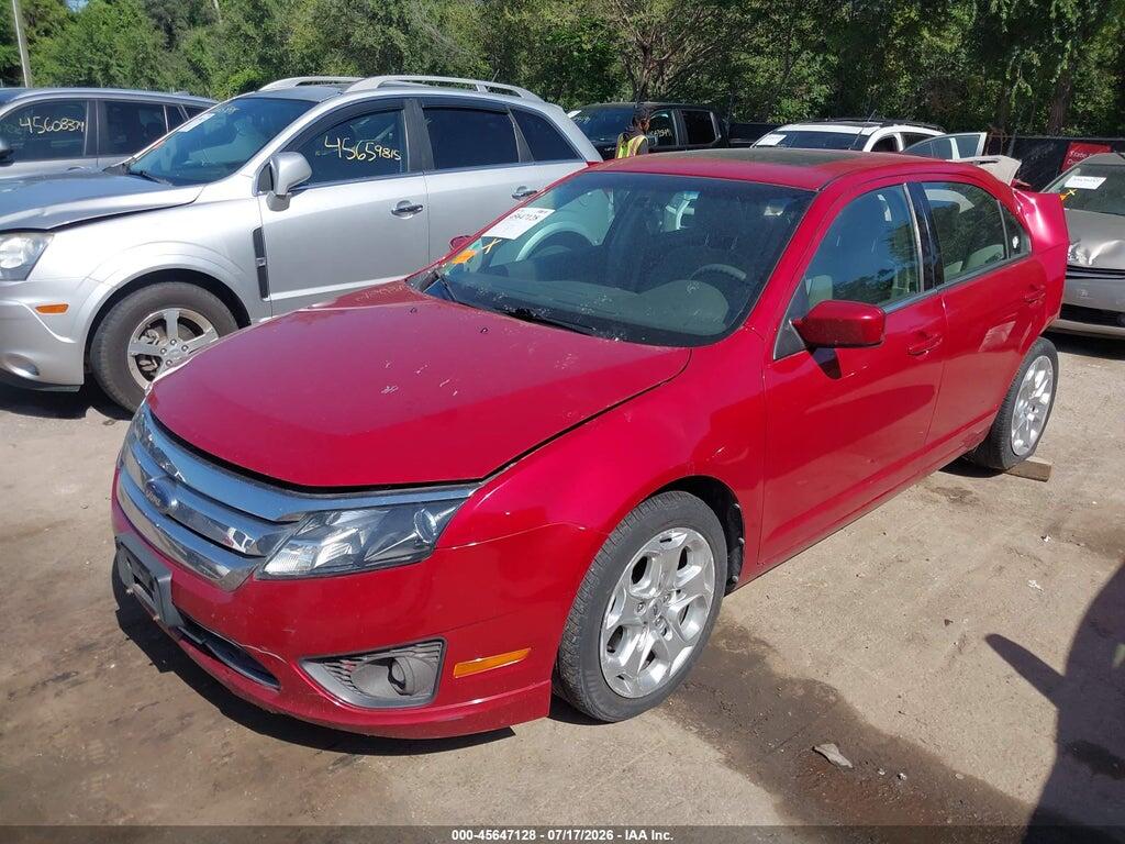 3FAHP0HA9AR240263 2010 FORD FUSION photo no. 2