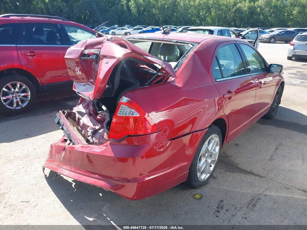 3FAHP0HA9AR240263 2010 FORD FUSION photo no. 4