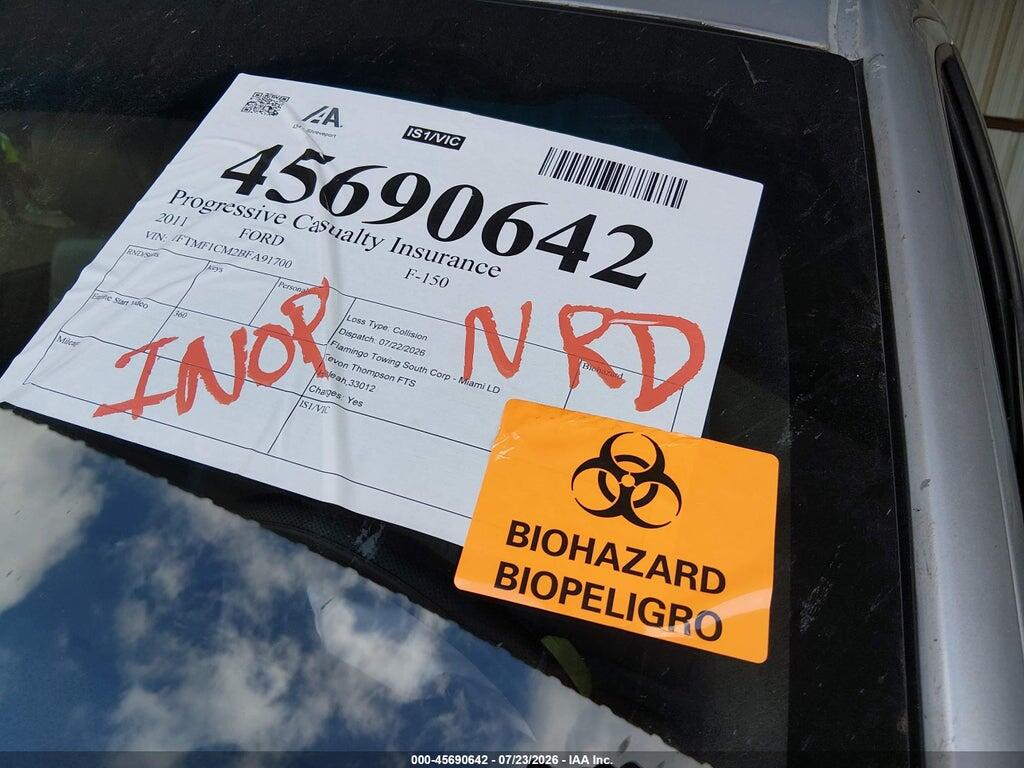 1FTMF1CM2BFA91700 2011 FORD F-150 photo no. 8
