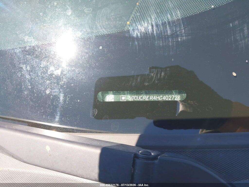 3GCUCRER4HG402728 2017 CHEVROLET SILVERADO 1500 photo no. 9