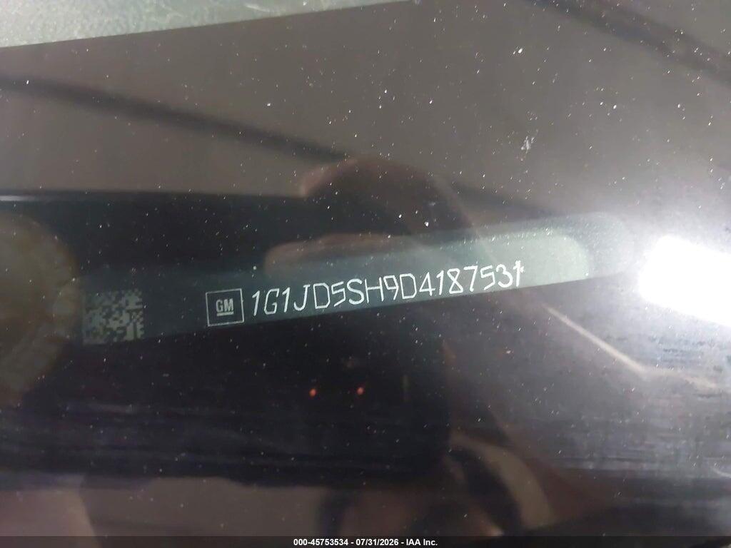 1G1JD5SH9D4187531 2013 CHEVROLET SONIC photo no. 9
