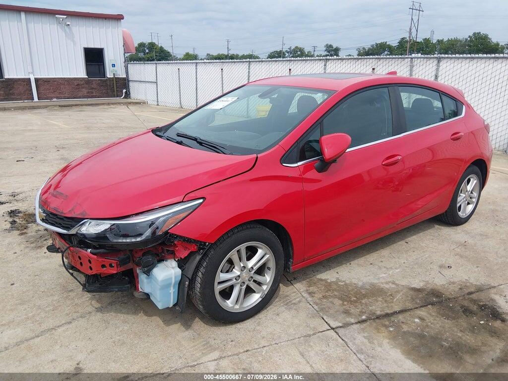 3G1BE6SM8JS577259 2018 CHEVROLET CRUZE photo no. 2