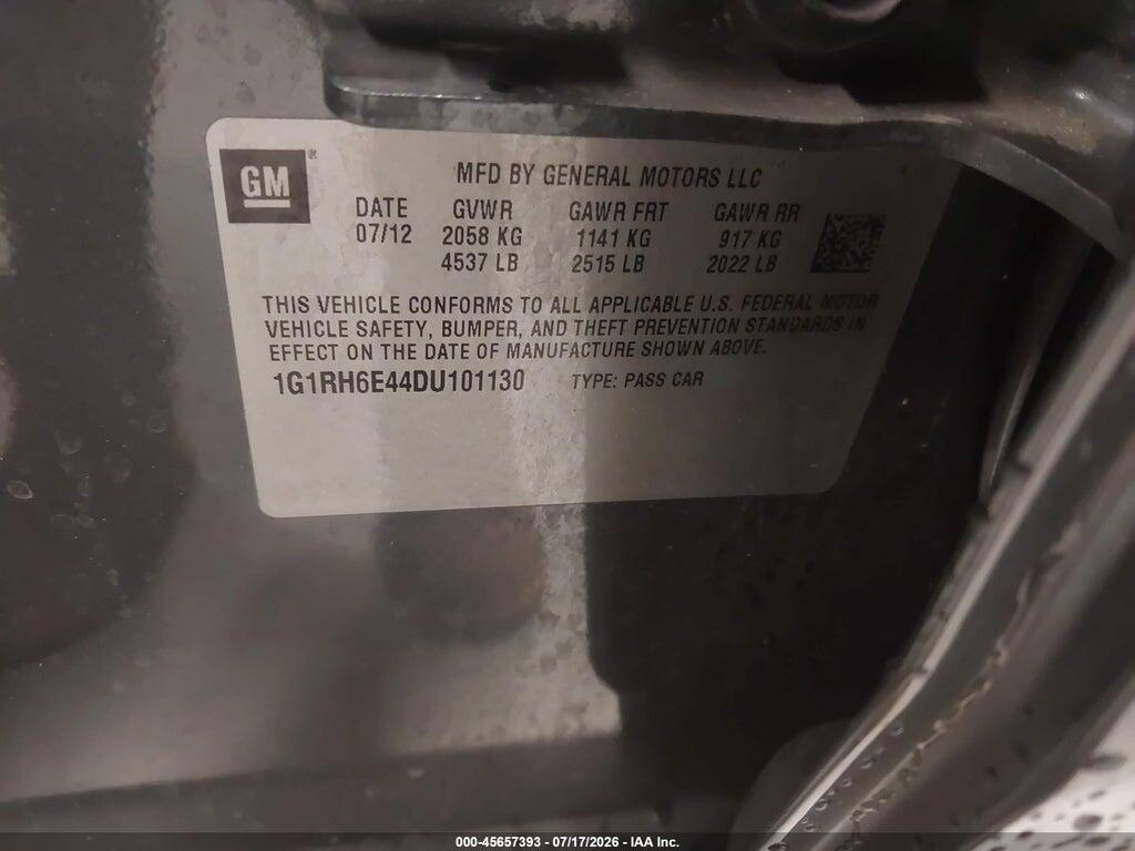 1G1RH6E44DU101130 2013 CHEVROLET VOLT photo no. 9