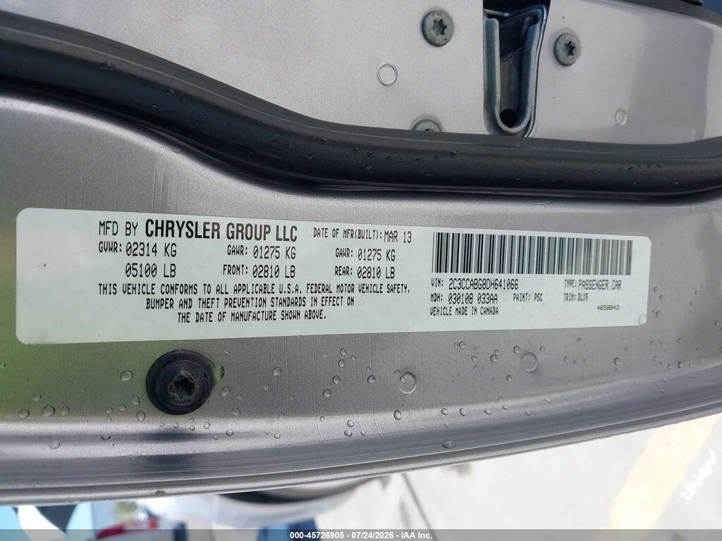 2C3CCABG8DH641066 2013 CHRYSLER 300 photo no. 9