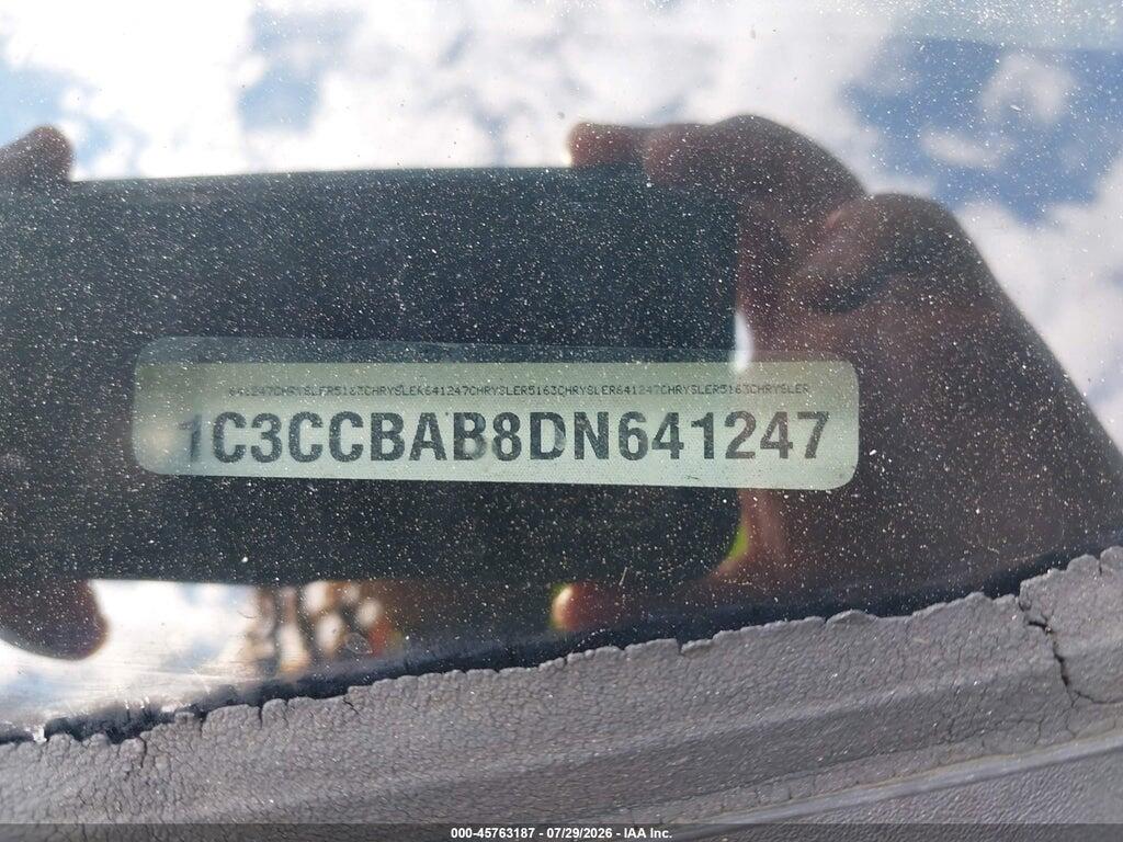 1C3CCBAB8DN641247 2013 CHRYSLER 200 photo no. 9