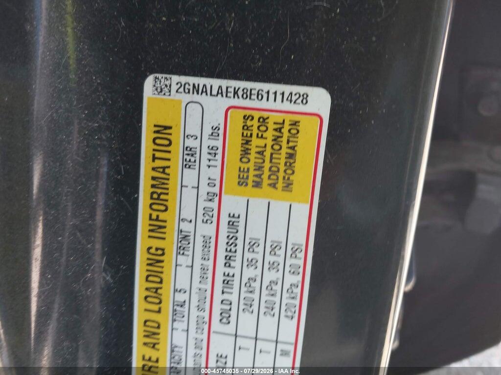 2GNALAEK8E6111428 2014 CHEVROLET EQUINOX photo no. 9