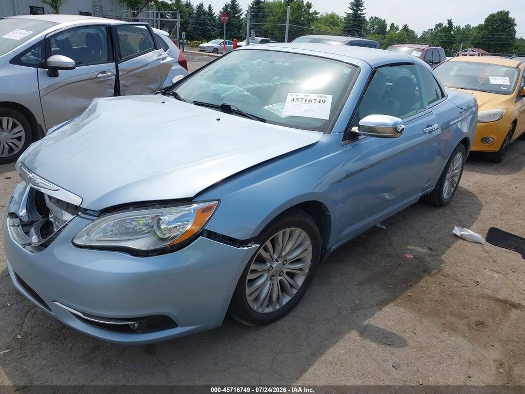1C3BCBFGXDN755556 2013 CHRYSLER 200 photo no. 2