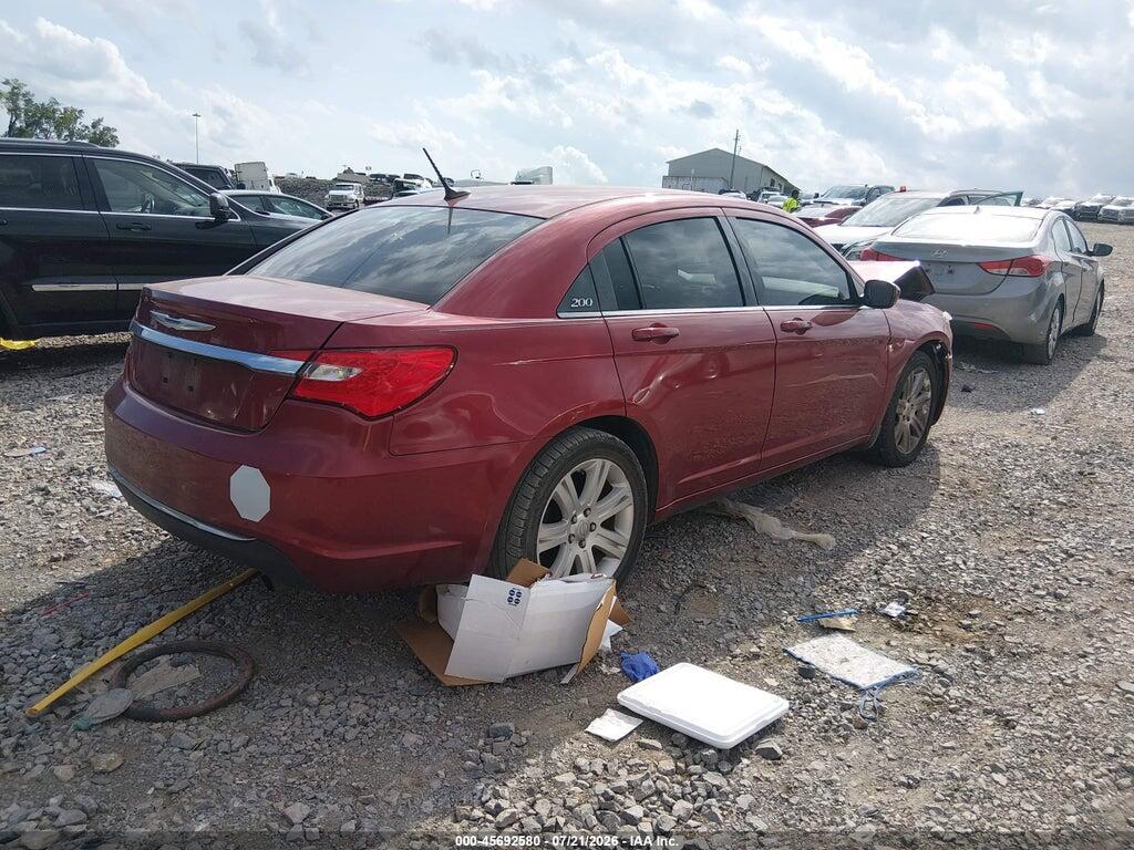 1C3CCBBB7DN633428 2013 CHRYSLER 200 photo no. 4