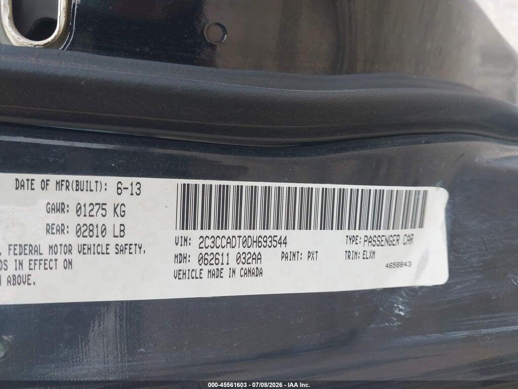 2C3CCADT0DH693544 2013 CHRYSLER 300C photo no. 9