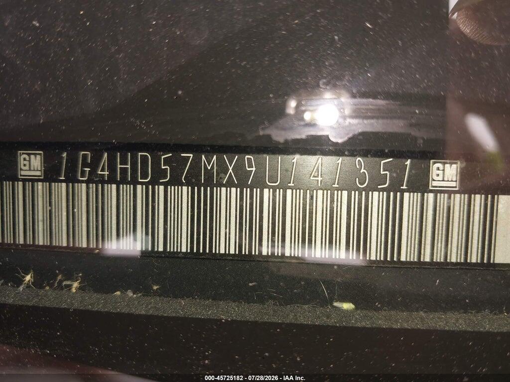 1G4HD57MX9U141351 2009 BUICK LUCERNE photo no. 9