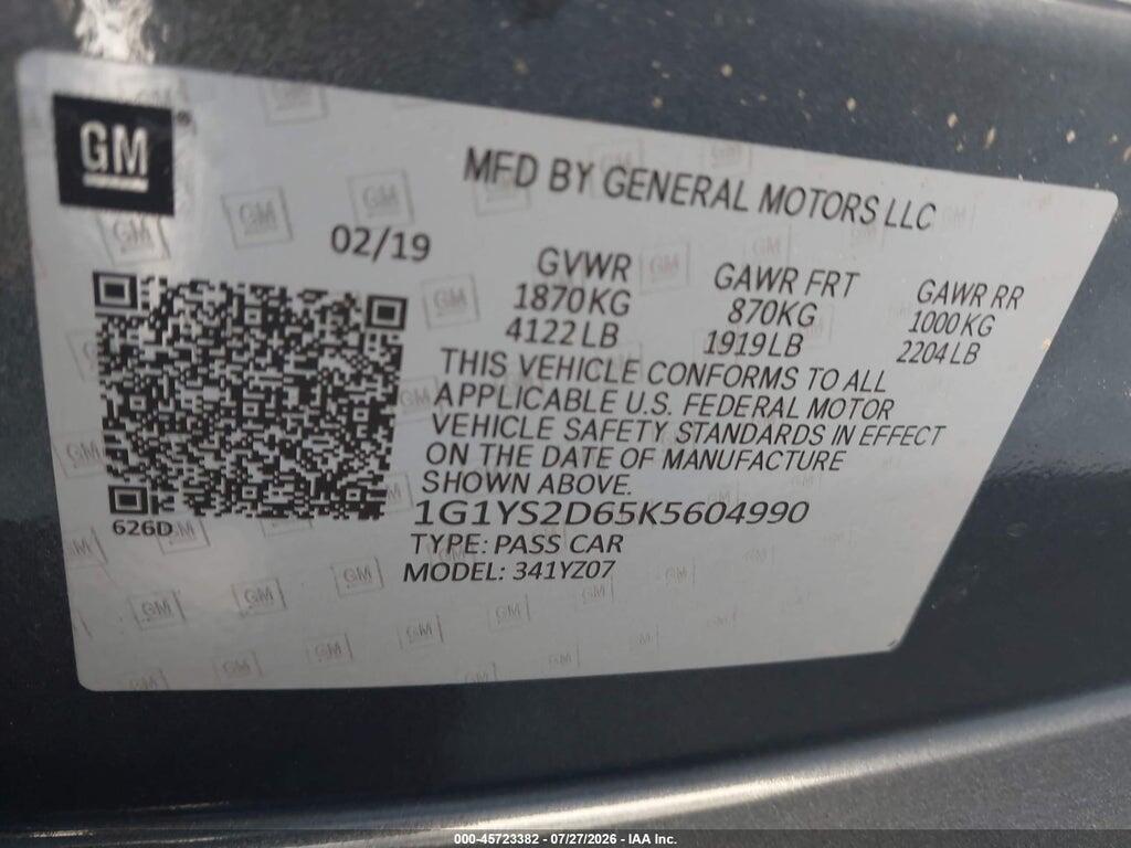 1G1YU2D60J5601424 2018 CHEVROLET CORVETTE photo no. 9