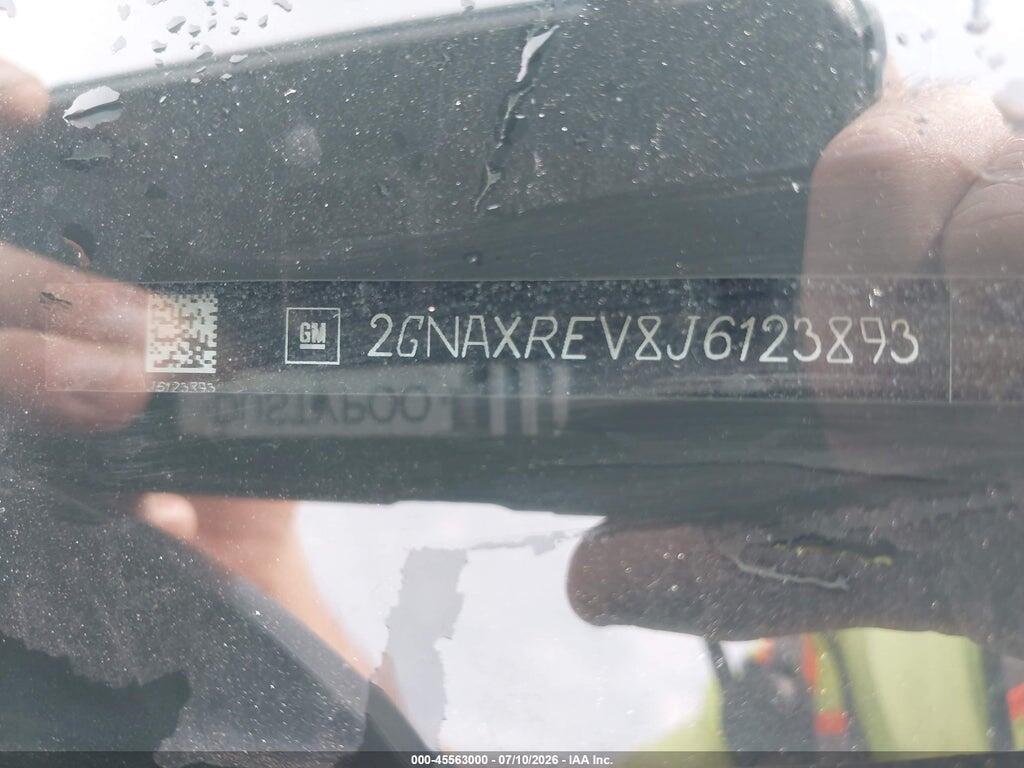 2GNAXREV8J6123893 2018 CHEVROLET EQUINOX photo no. 9