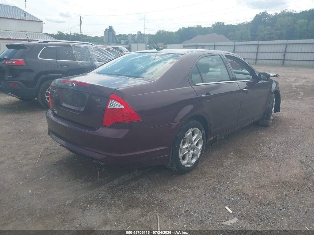 3FAHP0HA6BR296355 2011 FORD FUSION photo no. 4