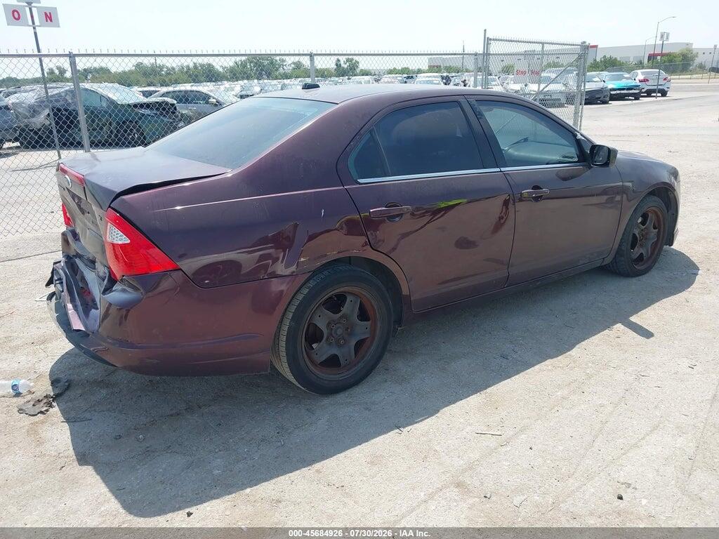 3FAHP0HA6BR280737 2011 FORD FUSION photo no. 4