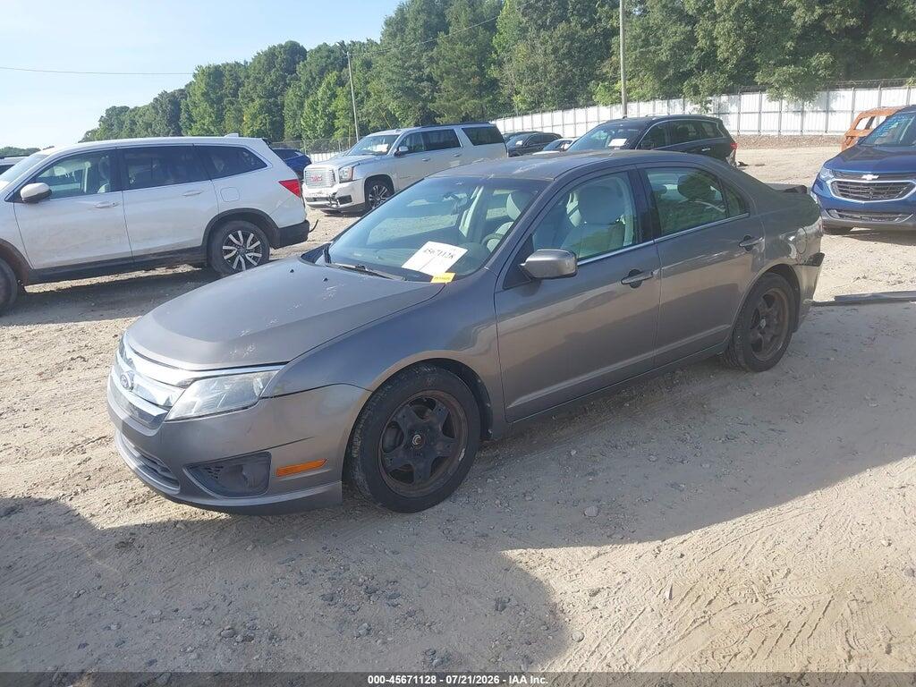 3FAHP0HA3BR103708 2011 FORD FUSION photo no. 2