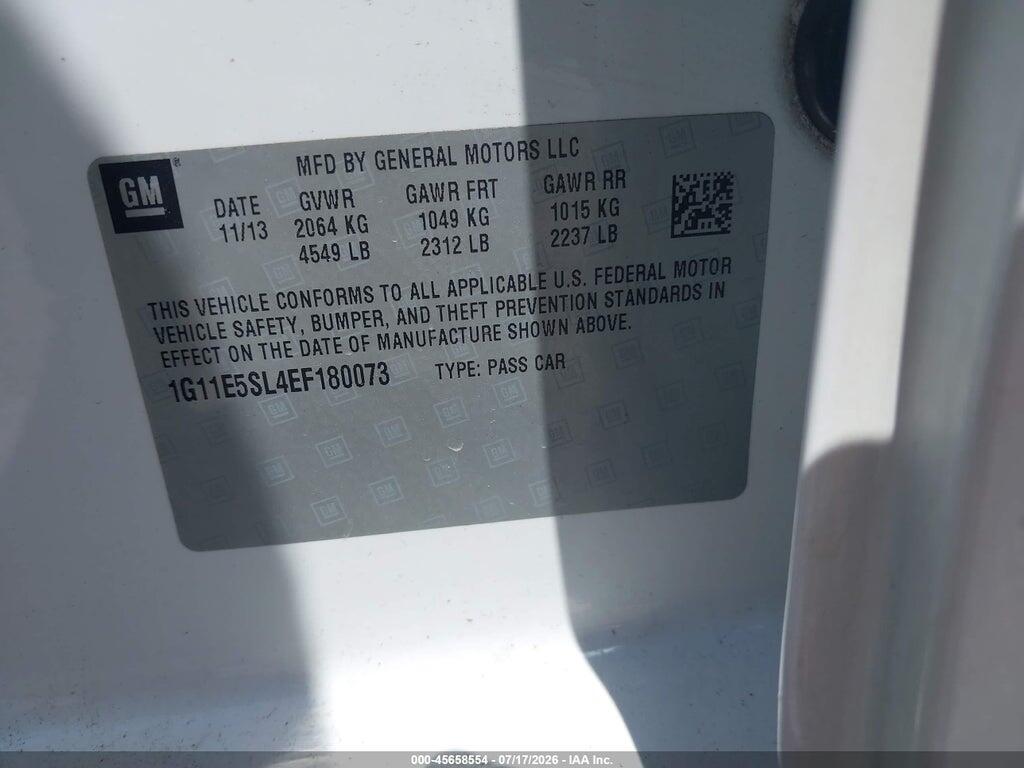 1G11E5SL4EF180073 2014 CHEVROLET MALIBU photo no. 9