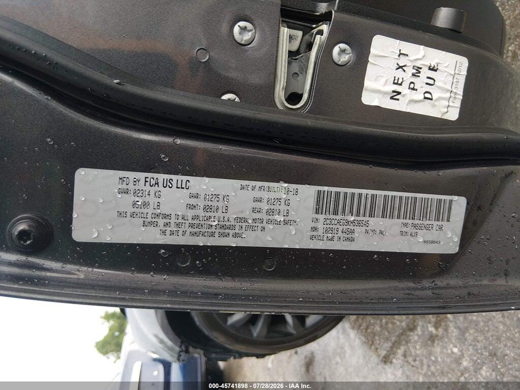 2C3CCAEG9KH536545 2019 CHRYSLER 300 photo no. 9
