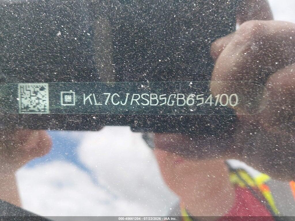 KL7CJRSB5GB654100 2016 CHEVROLET TRAX photo no. 9