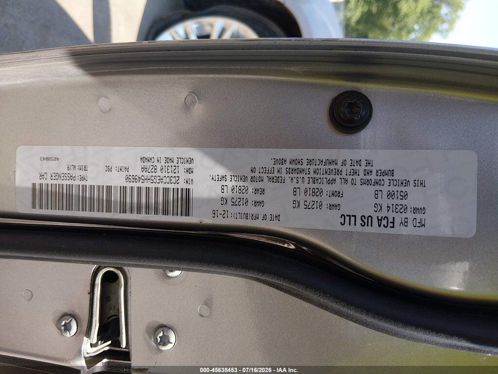 2C3CCAEG5HH549690 2017 CHRYSLER 300C photo no. 9