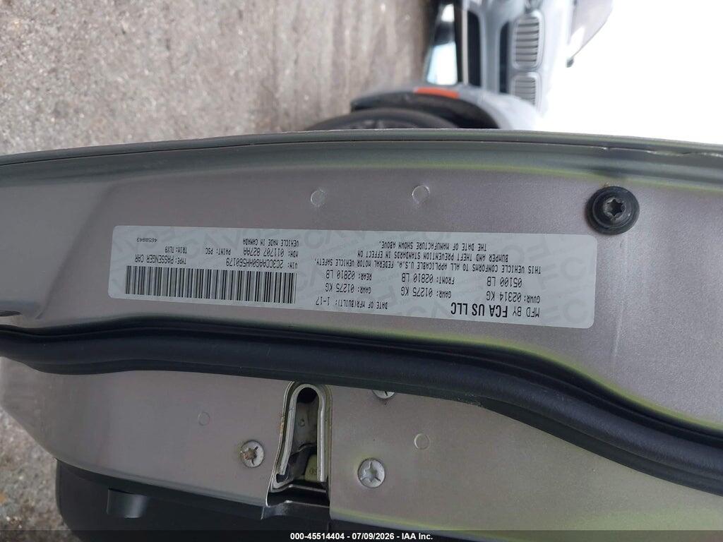 2C3CCAAG0HH560179 2017 CHRYSLER 300 photo no. 9