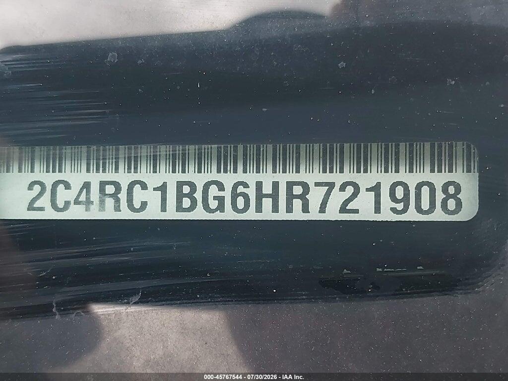 2C4RC1BG6HR721908 2017 CHRYSLER PACIFICA photo no. 9