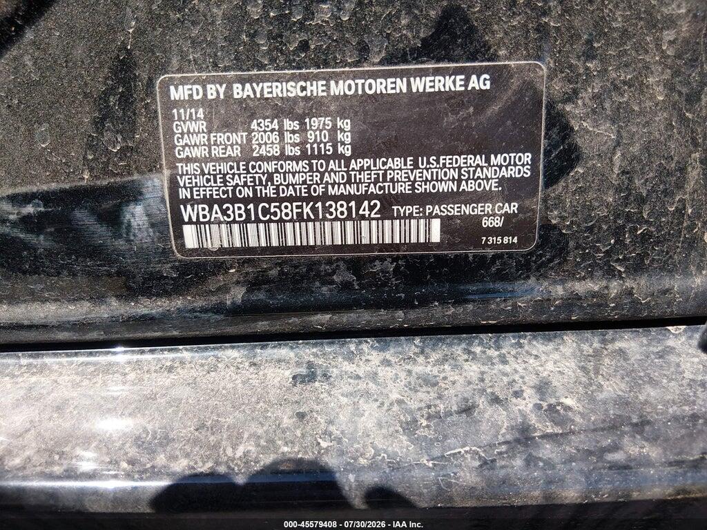 WBA3B1C58FK138142 2015 BMW 320I photo no. 9