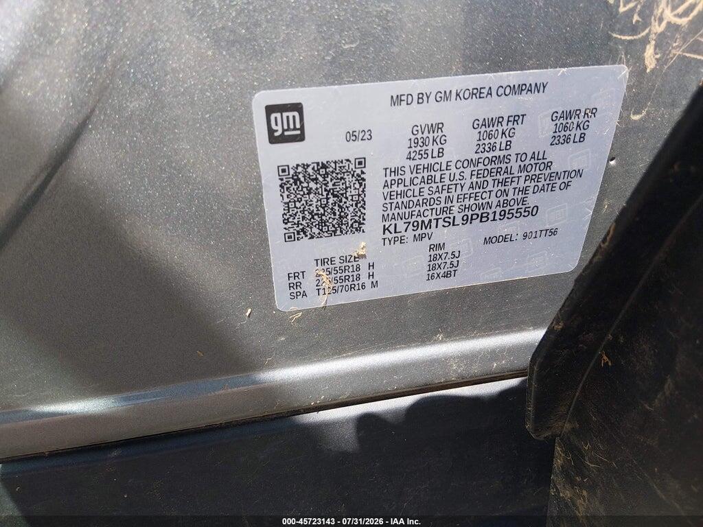 KL79MTSL9PB195550 2023 CHEVROLET TRAILBLAZER photo no. 9