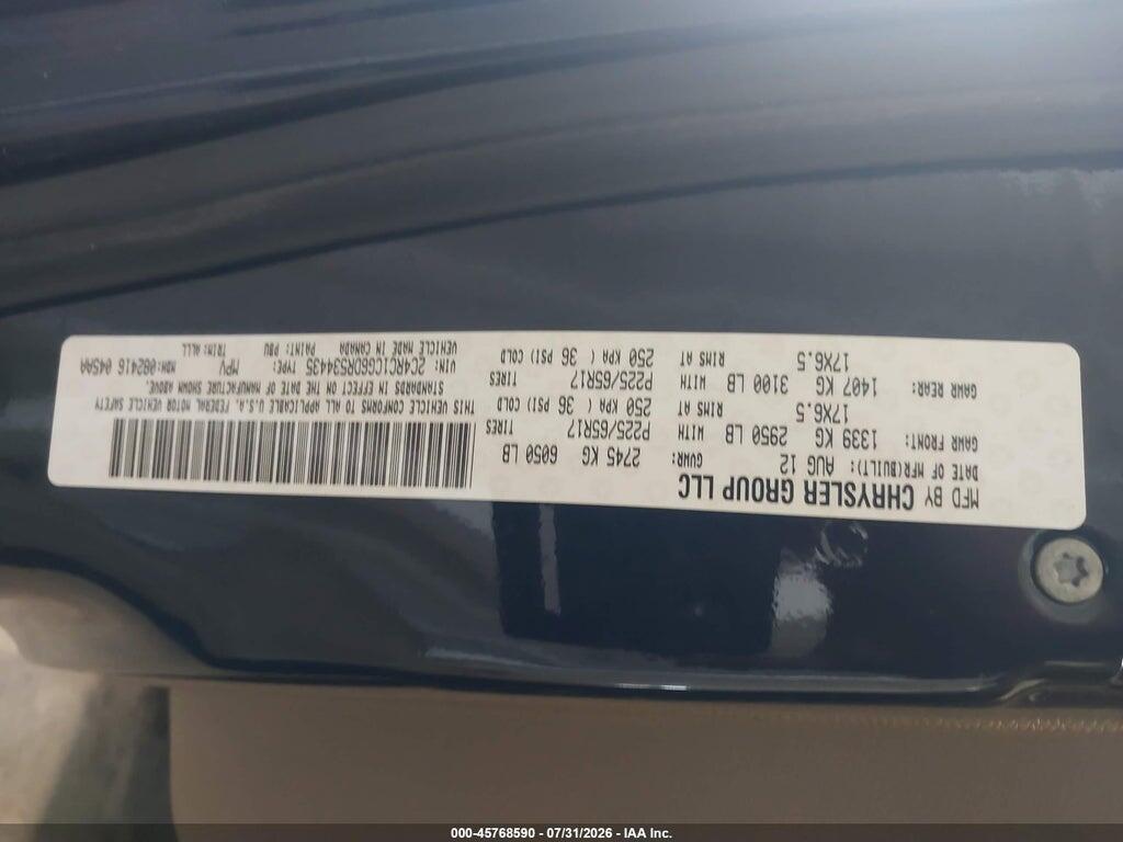 2C4RC1CG6DR534435 2013 CHRYSLER TOWN & COUNTRY photo no. 9
