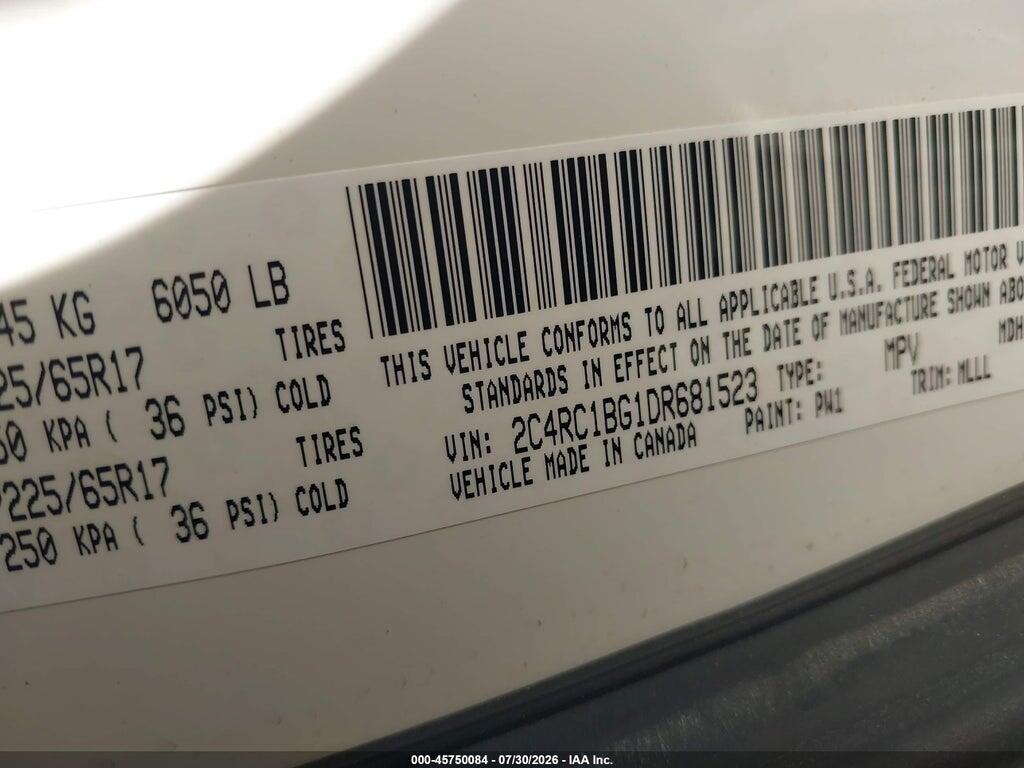 2C4RC1BG1DR681523 2013 CHRYSLER TOWN & COUNTRY photo no. 9