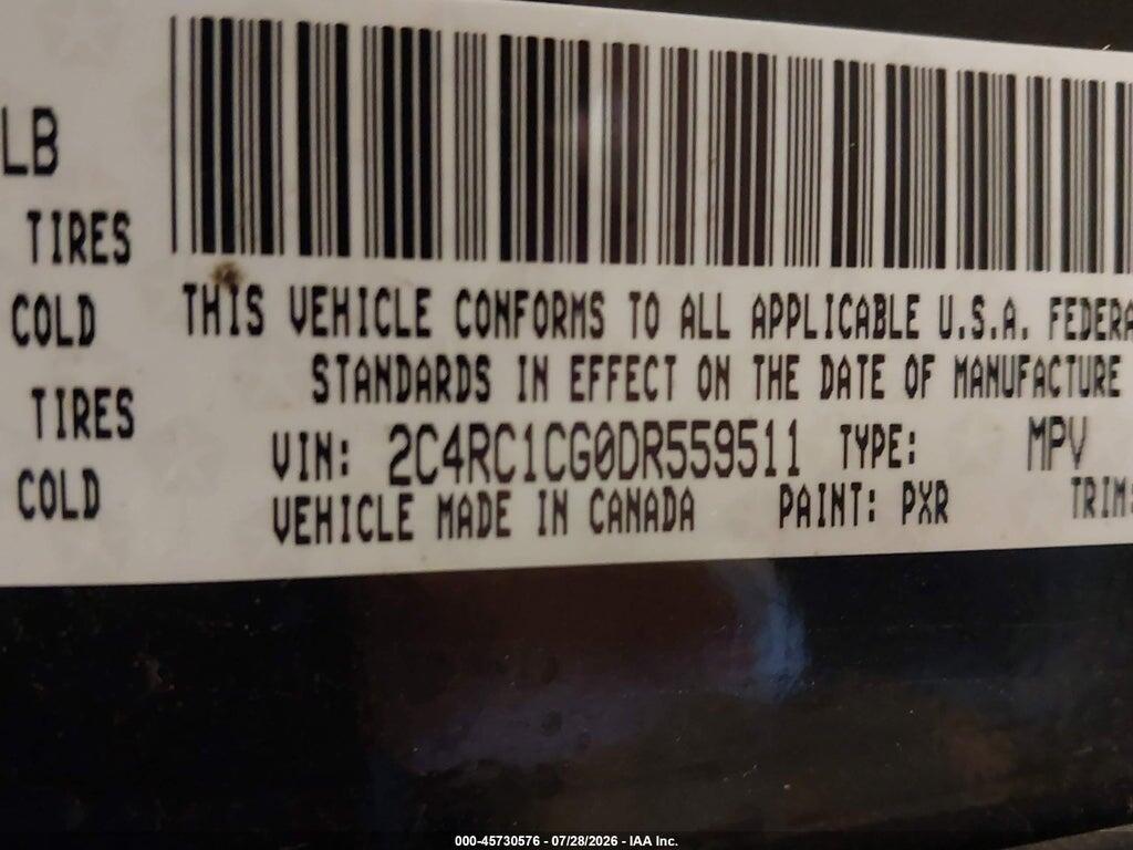 2C4RC1CG0DR559511 2013 CHRYSLER TOWN & COUNTRY photo no. 9