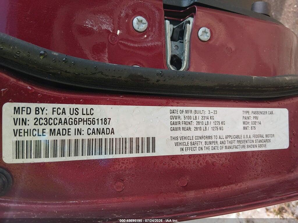 2C3CCAAG6PH561187 2023 CHRYSLER 300 photo no. 9