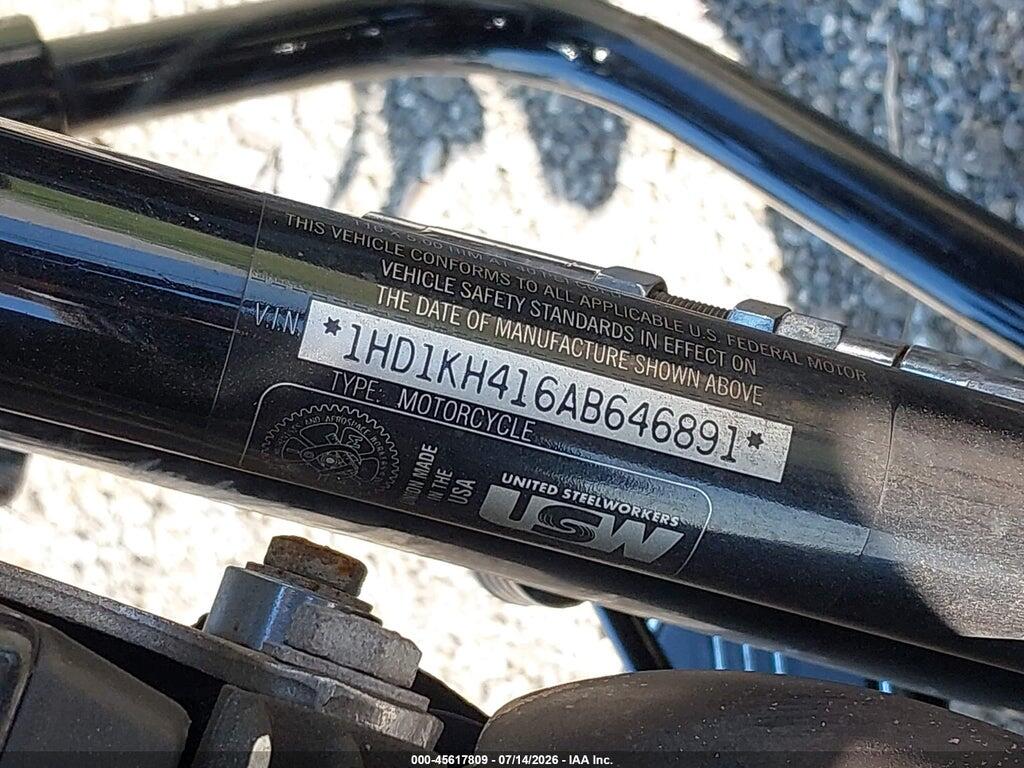 1HD1KH416AB646891 2010 HARLEY-DAVIDSON FLTRX photo no. 10
