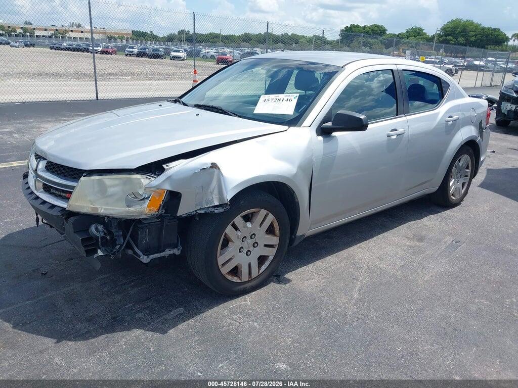 1C3CDZAB9DN756509 2013 DODGE AVENGER photo no. 2
