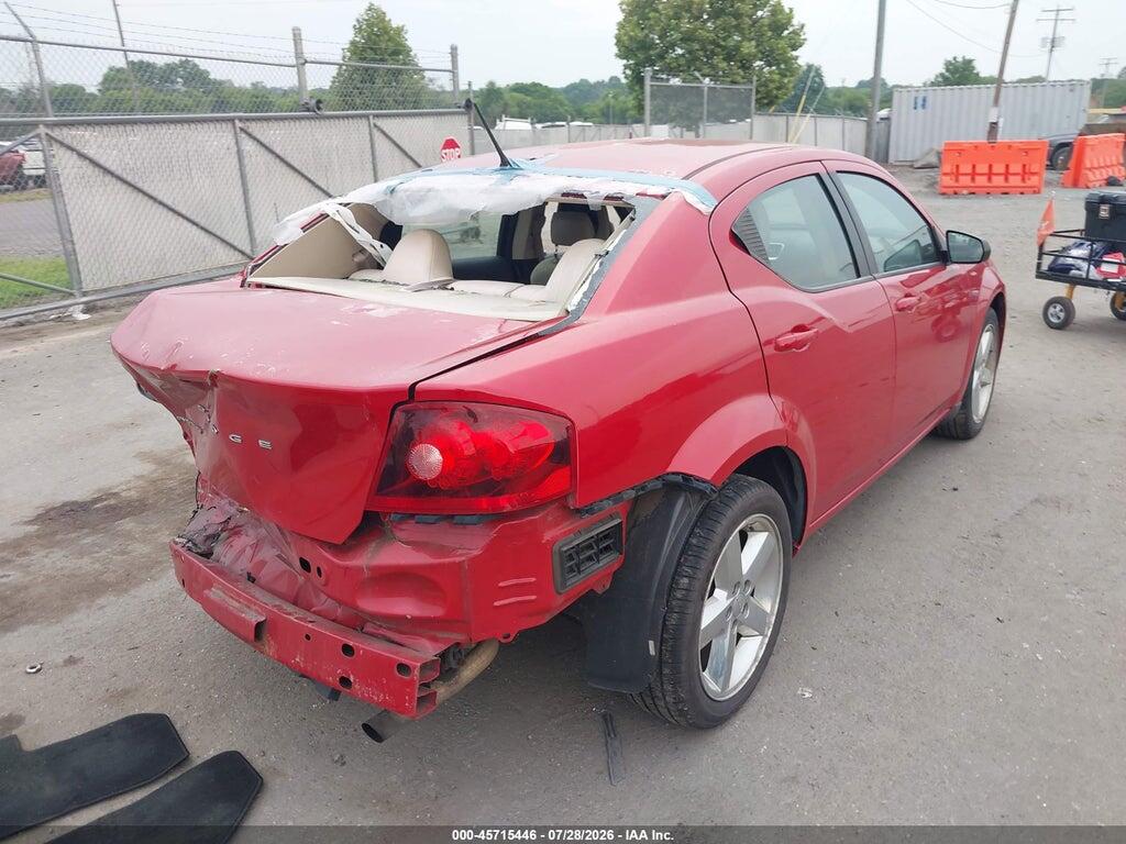 1C3CDZAB8DL628189 2013 DODGE AVENGER photo no. 4