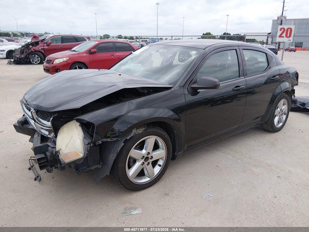 1C3CDZAB8DN710086 2013 DODGE AVENGER photo no. 2